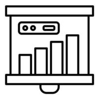 icône de vecteur d'analyse de données