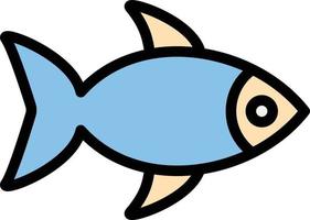 illustration de conception d'icône de vecteur de poisson