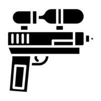 icône de vecteur de pistolet à eau