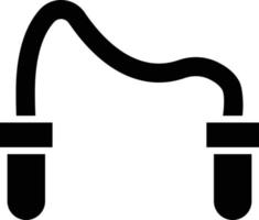 illustration de conception d'icône de vecteur de corde à sauter
