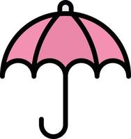 parapluie vecteur icône illustration de conception
