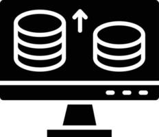 illustration de conception d'icône de vecteur de profit