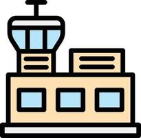 illustration de conception d'icône de vecteur d'aéroport