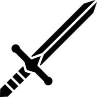 style d'icône d'épées vecteur