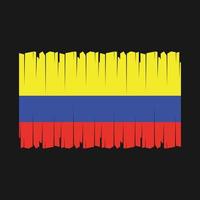 vecteur de drapeau colombie