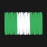 vecteur de drapeau du nigeria