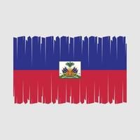 vecteur de drapeau d'Haïti