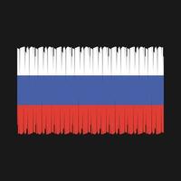 Russie drapeau vecteur illustration