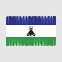 Lesotho drapeau vecteur illustration