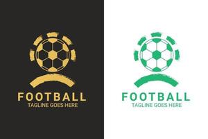 Football logo modèle vecteur