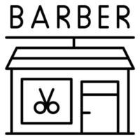 icône de vecteur de salon de coiffure