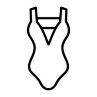 femmes maillot de bain vecteur icône