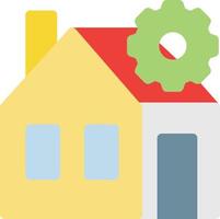illustration vectorielle de réglage à la maison sur un arrière-plan.symboles de qualité premium.icônes vectorielles pour le concept et la conception graphique. vecteur