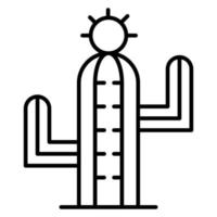 icône de vecteur de cactus