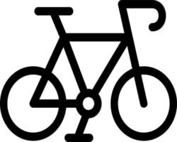 illustration vectorielle de vélo sur fond.symboles de qualité premium.icônes vectorielles pour le concept et la conception graphique. vecteur