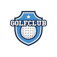 création de logo de golf vecteur