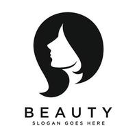 beauté, salon, spa logo conception vecteur