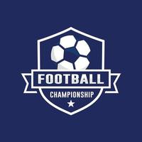Football football championnat logo conception vecteur