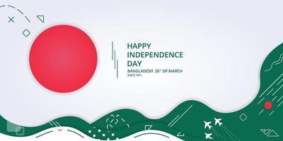 bangladesh indépendance journée fête, utilisation pour bannière, social médias etc vecteur