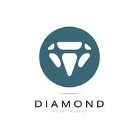 Facile diamant abstrait logo, pour affaires, badge, bijoux boutique, or boutique,application,vecteur vecteur