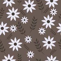 motif floral abstrait sans soudure vecteur