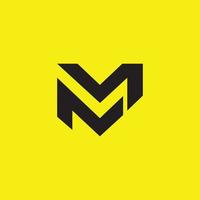 Créatif et moderne m logo conception vecteur