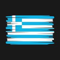 vecteur de brosse drapeau grèce