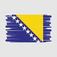 vecteur de brosse drapeau bosnie