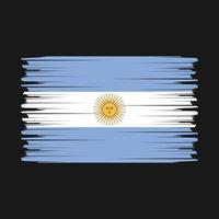 vecteur de brosse drapeau argentine