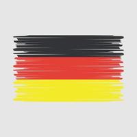 vecteur de brosse drapeau allemagne