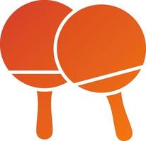 ping pong icône style vecteur