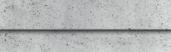 Texture panoramique de béton gris réaliste - illustration vecteur