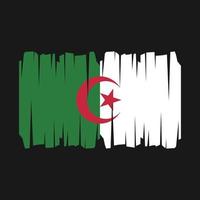 vecteur de drapeau algérie