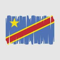 vecteur de drapeau du congo