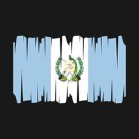 vecteur de drapeau du Guatemala