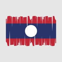 vecteur de drapeau du laos