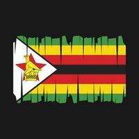 vecteur de drapeau du Zimbabwe