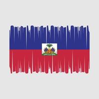 vecteur de brosse drapeau haïti