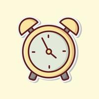 alarme l'horloge icône vecteur conception modèle