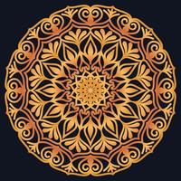 éléments décoratifs motif d'ornement de luxe conception de mandala dégradé vecteur