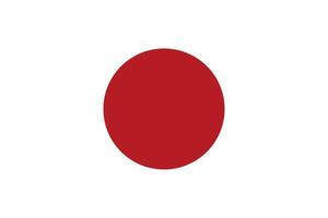 vecteur gratuit de signe de symbole de drapeau du japon