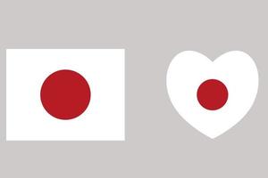 vecteur gratuit de signe de symbole de drapeau du japon