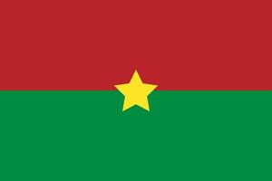 burkina faso officiellement drapeau gratuit vecteur