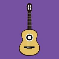 une magnifique guitare illustration vecteur art conception