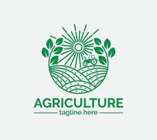 agriculture logo conception sur blanc arrière-plan, vecteur illustration.