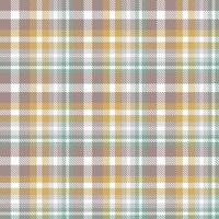tartan modèle conception textile est une à motifs tissu qui consiste de sillonner franchi, horizontal et verticale bandes dans plusieurs couleurs. tartans sont considéré comme une culturel icône de Écosse. vecteur