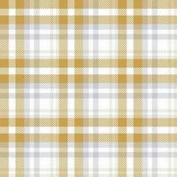 tartan modèle mode conception texture est une à motifs tissu qui consiste de sillonner franchi, horizontal et verticale bandes dans plusieurs couleurs. tartans sont considéré comme une culturel icône de Écosse. vecteur