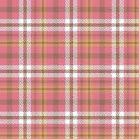 tartan plaid modèle en tissu conception texture est tissé dans une Facile sergé, deux plus de deux en dessous de le chaîne, avancer un fil à chaque passer. vecteur