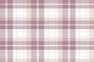 violet tartan modèle en tissu conception texture est une à motifs tissu qui consiste de sillonner franchi, horizontal et verticale bandes dans plusieurs couleurs. tartans sont considéré comme une culturel Écosse. vecteur