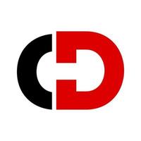 cc, CD, cg initiale géométrique entreprise logo et vecteur icône